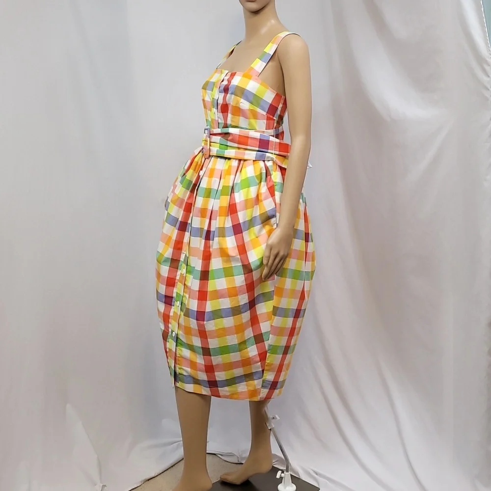 Christopher John Rogers  for Target Plaid Wide Strap Dress - Picture 9 of 16